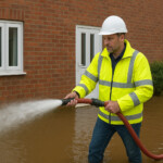 IBC Guardian Tote Topper and Pump System for use with flood waters